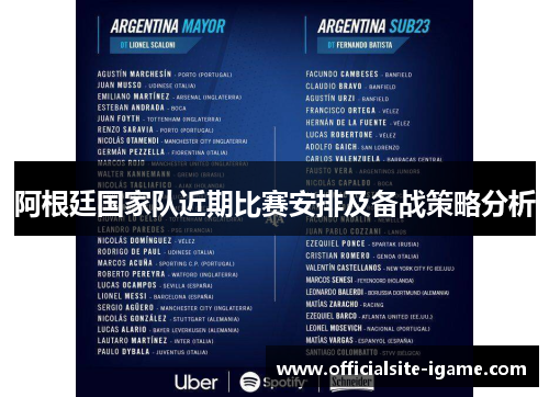 阿根廷国家队近期比赛安排及备战策略分析
